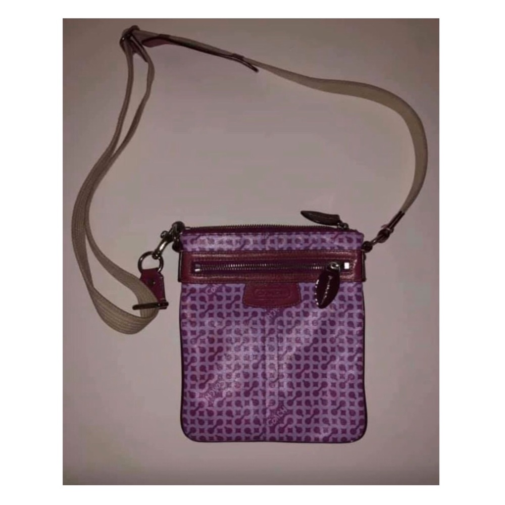 Fuchsia Coach Crossbody